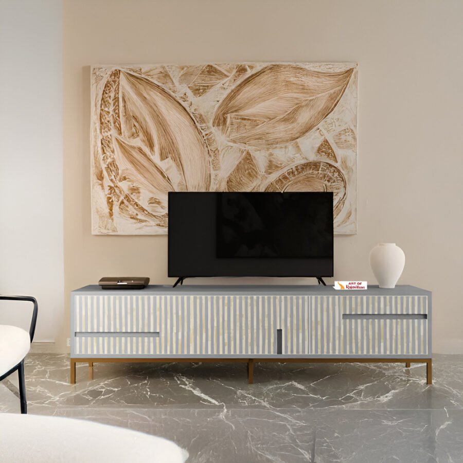 Bone Inlay Media Unit - Waterfall