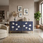 Modern Mother of pearl Inlay Sideboard - Aroha Floral