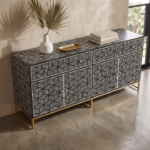 Bone Inlay Sideboard - Geo