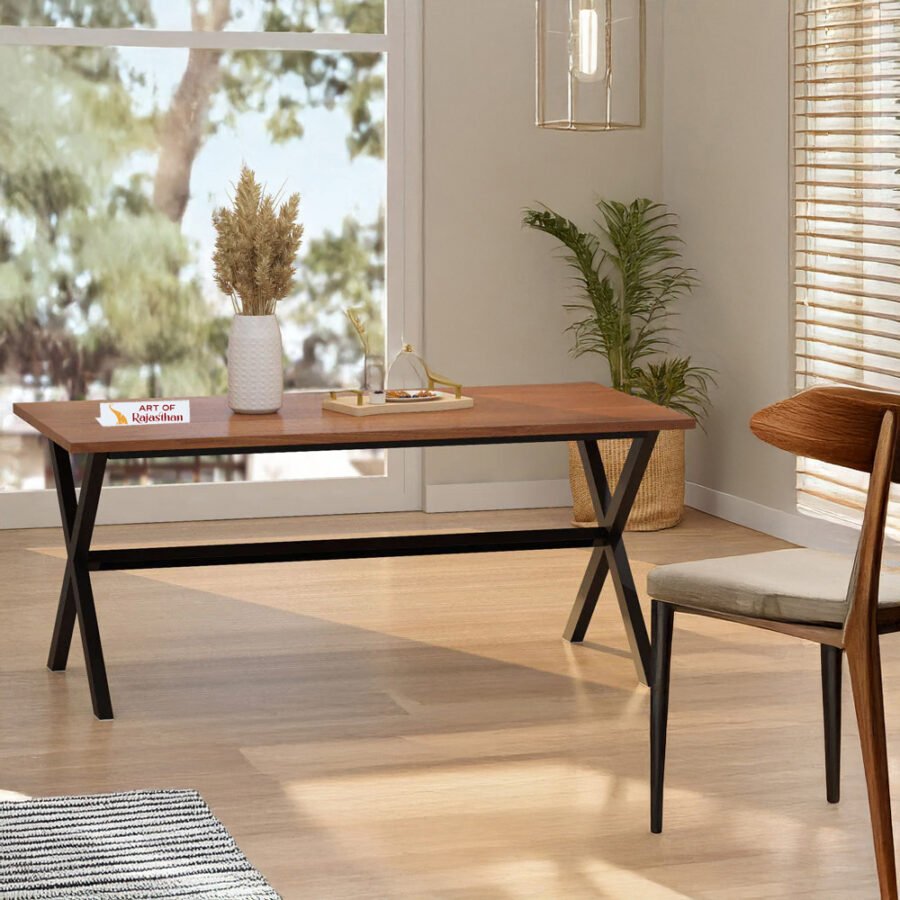 Molteni Acacia Wooden Rectangular Dining Table