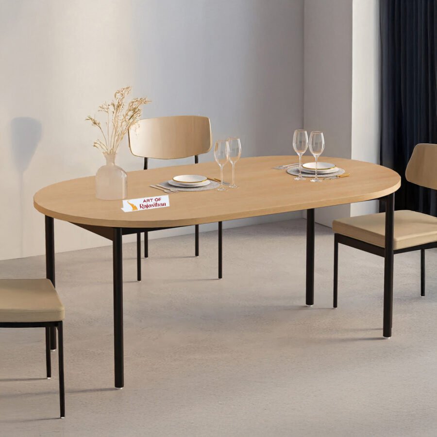 Cisco Acacia Wooden Oval Dining Table