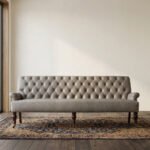 Belgrave Chesterfield Tufted Three-Seater Leather Sofa
