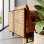 Auresta Rattan Cane Wood Frame Sofa – 3-Seater - Image 12