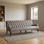 Belgrave Chesterfield Tufted Three-Seater Leather Sofa - Image 2