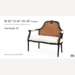 Avira Heritage One-Seater Rattan Sofa - Image 11