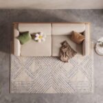 Malabar 3-Seater Mango Wood Velvet Upholstered Sofa with Rattan Cane Backrest - Image 3