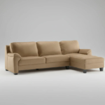 D.C. Leatherette Upholstered 3-Seater Sectional Sofa with Chaise - Image 4