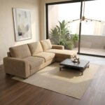D.C. Leatherette Upholstered 3-Seater Sectional Sofa with Chaise - Image 3