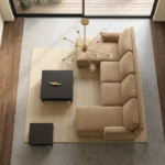 D.C. Leatherette Upholstered 3-Seater Sectional Sofa with Chaise - Image 7
