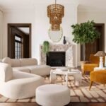 Mexico Fabric Upholstered Curved Sectional Sofa - Handcrafted - Image 14