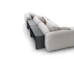 Georgia Fabric Upholstered Curved Large Sectional Sofa - Handcrafted - Image 14