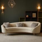 Velora Curve Sofa – Plush Upholstered Seating