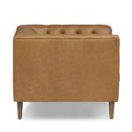 Handmade Vintage Leather Upholstered Chesterfield Tufted Armchair - Image 4
