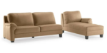 D.C. Leatherette Upholstered 3-Seater Sectional Sofa with Chaise - Image 12