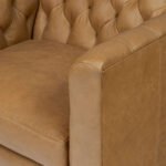 Handmade Vintage Leather Upholstered Chesterfield Tufted Armchair - Image 6