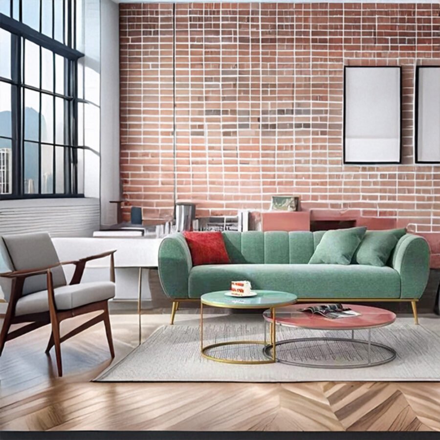 Lucera Pista Velvet Upholstered 3-Seater Sofa