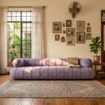 Elston Refined Velvet Upholstery 4-Seater Sofa – Luxe Comfort