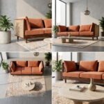 Auresta Rattan Cane Wood Frame Sofa – 3-Seater - Image 7