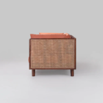 Auresta Rattan Cane Wood Frame Sofa – 3-Seater - Image 10