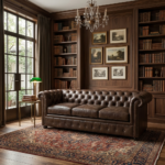 New Jersey Genuine Leather Chesterfield Tufted 3-Seater Sofa – Cocoa Brown - Image 11