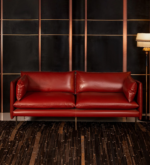 Alaska Tan Waxy Leather Three-Seater Sofa - Elegant & Durable - Image 6
