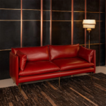 Alaska Tan Waxy Leather Three-Seater Sofa - Elegant & Durable - Image 7