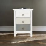Mango Wood Bedside Table - 3 Drawer | Solid Wooden Nightstand