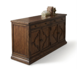 Mango Wood 2 Door Sideboard with 2 Drawers | Honey Finish - Image 5