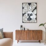 Mango Wood 2 Door Sideboard | Modern Storage Cabinet