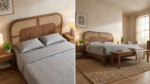 MangoWood Cane Bed – Natural Finish Solid Wood Bed Frame - Image 11