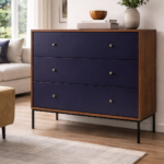 Sheesham Wood Chest of Drawers - 3 Drawers Natural Finish