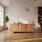 Acacia Wood 4 Door Sideboard | 6 Door Storage Cabinet