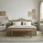 Solid Wood Rattan Bed – Premium Handcrafted Cane Bed Frame