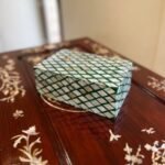 Mother of Pearl Inlay Jewellery Box – Grey Decorative Storage Box
