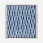 Bone Inlay Rectangular Serving Tray – Indigo Fish Design Decorative Tray
