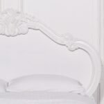 Luxurious Handcarved Wooden White Bed for Elegant Bedrooms - Image 7