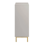 Mango Wood Cabinet 2 Door - Ripped Design with White Finish - Image 10