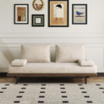 Mango Wood Foldable Sofa Cum Bed with Cushion – Space-Saving - Image 2