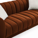 Mango Wood Charlotte 3 Seater Chesterfield Sofa - 88.2" W - Image 8