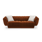 Mango Wood Charlotte 3 Seater Chesterfield Sofa - 88.2" W - Image 2