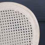 Elegant Handcarved White Cane Dining Chair | French Louis XVI Style | Art of Rajasthan - Image 7
