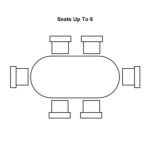 Mango Wood Oval Shape Dining Table 4 to 6 Seater - Natural Finish 63" Size - Image 10