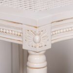 Elegant Handcarved White Cane Dining Chair | French Louis XVI Style | Art of Rajasthan - Image 9