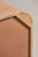 Mango Wood Bookshelf Display Cabinet with Storage Unit – Natural Finish | Modern Wooden Bookcase - Image 10
