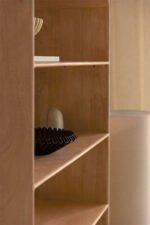 Mango Wood Bookshelf Display Cabinet with Storage Unit – Natural Finish | Modern Wooden Bookcase - Image 6