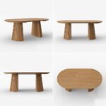 Solid Mango Wood Dining Table Set with Chairs ( 8 or 10 Seater) – Natural Finish - Image 7