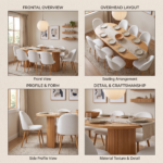 Mango Wood Oval Dining Table & Chairs Set | 8-Seater & 10-Seater Natural Finish - Image 4
