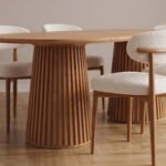 Solid Mango Wood Dining Table Set with Chairs ( 8 or 10 Seater) – Natural Finish - Image 5