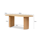 Mango Wood Oval Dining Table & Chairs Set | 8-Seater & 10-Seater Natural Finish - Image 18