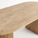 Mango Wood Oval Dining Table & Chairs Set | 8-Seater & 10-Seater Natural Finish - Image 21